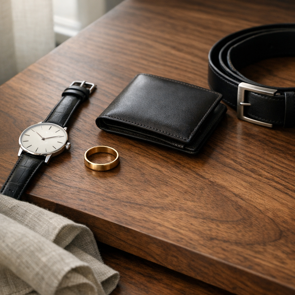 Homme discret : 8 accessoires premium sobres en 2026