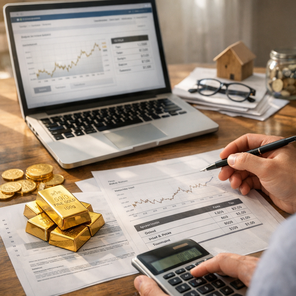 Lire le prix total : cours, prime, frais et fiscalité