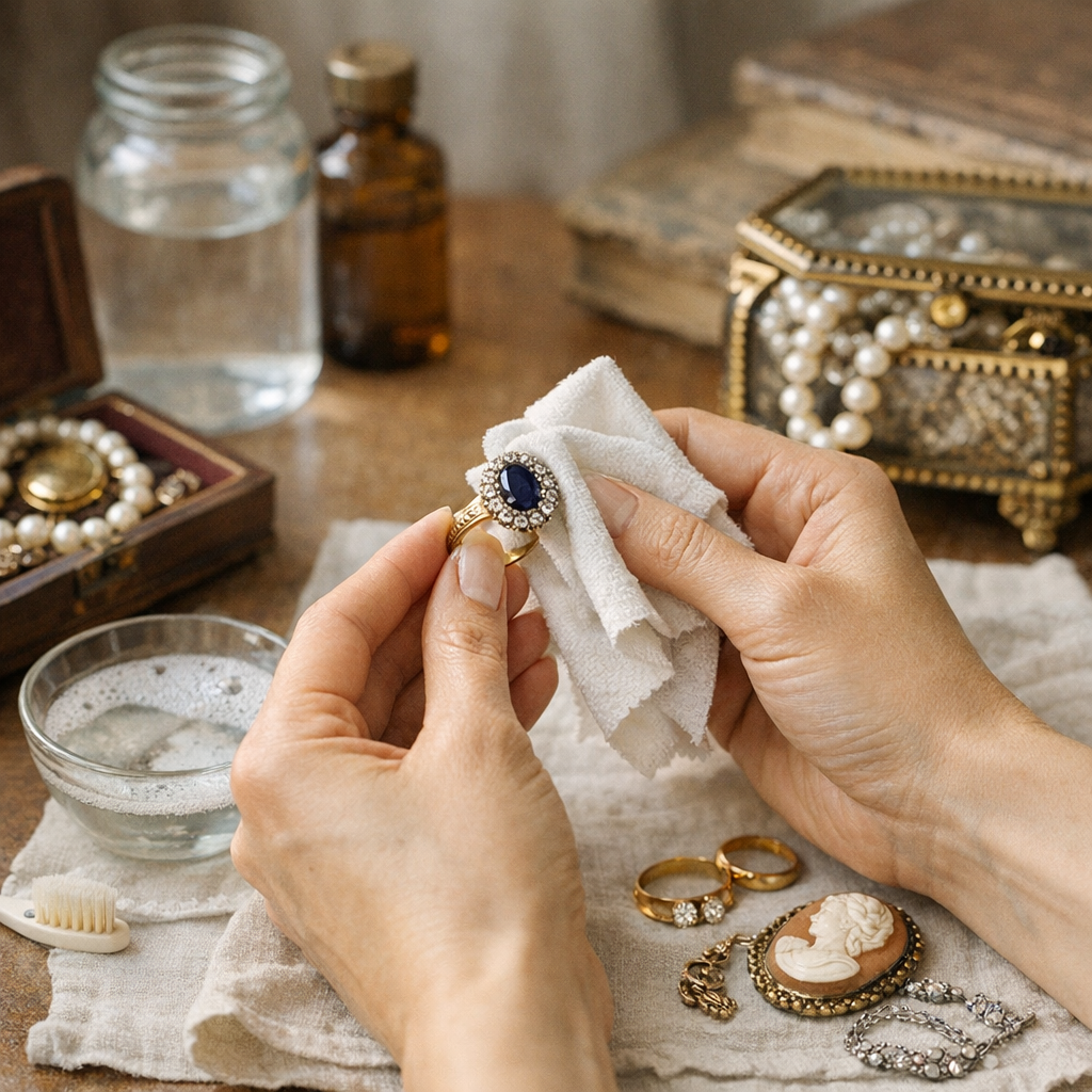Conserver physiquement les bijoux : gestes sûrs et limites du nettoyage