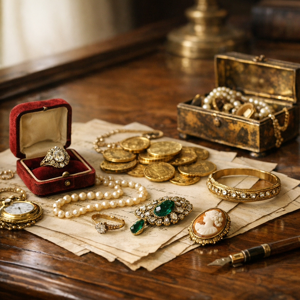 Bijoux hérités : vérifications avant partage ou vente