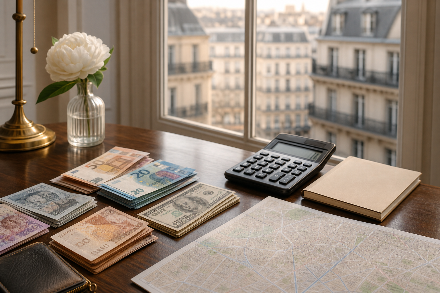 Bureaux de change à Paris : taux et frais à vérifier