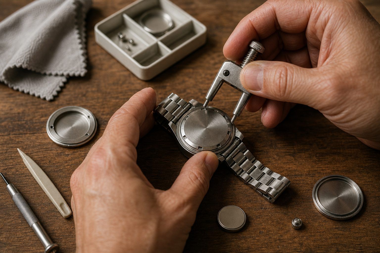 Comment ouvrir une montre pour changer la pile selon le fond du boîtier&nbsp; ?