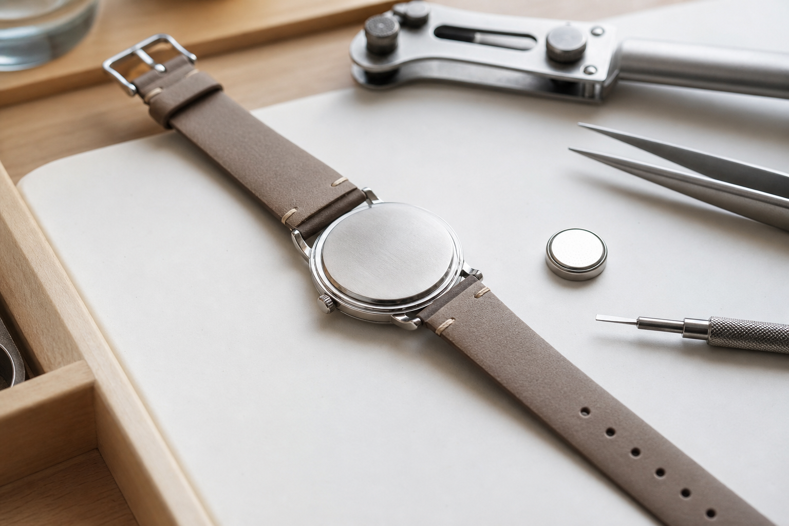 Pile de Montre : reconnaître le fond avant de l’ouvrir