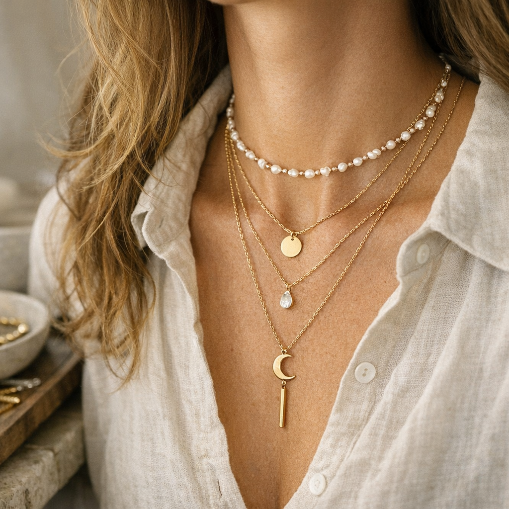 Superposer plusieurs colliers sans créer de nœuds