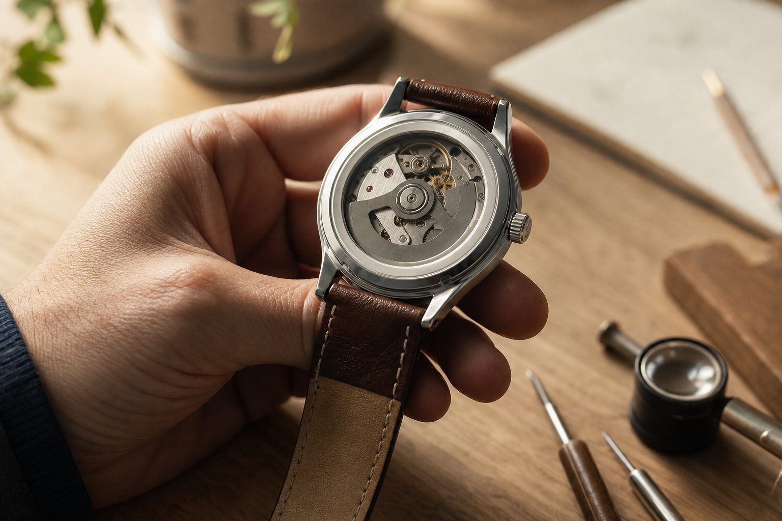 Comprendre le cas d’une montre automatique avant tout réglage