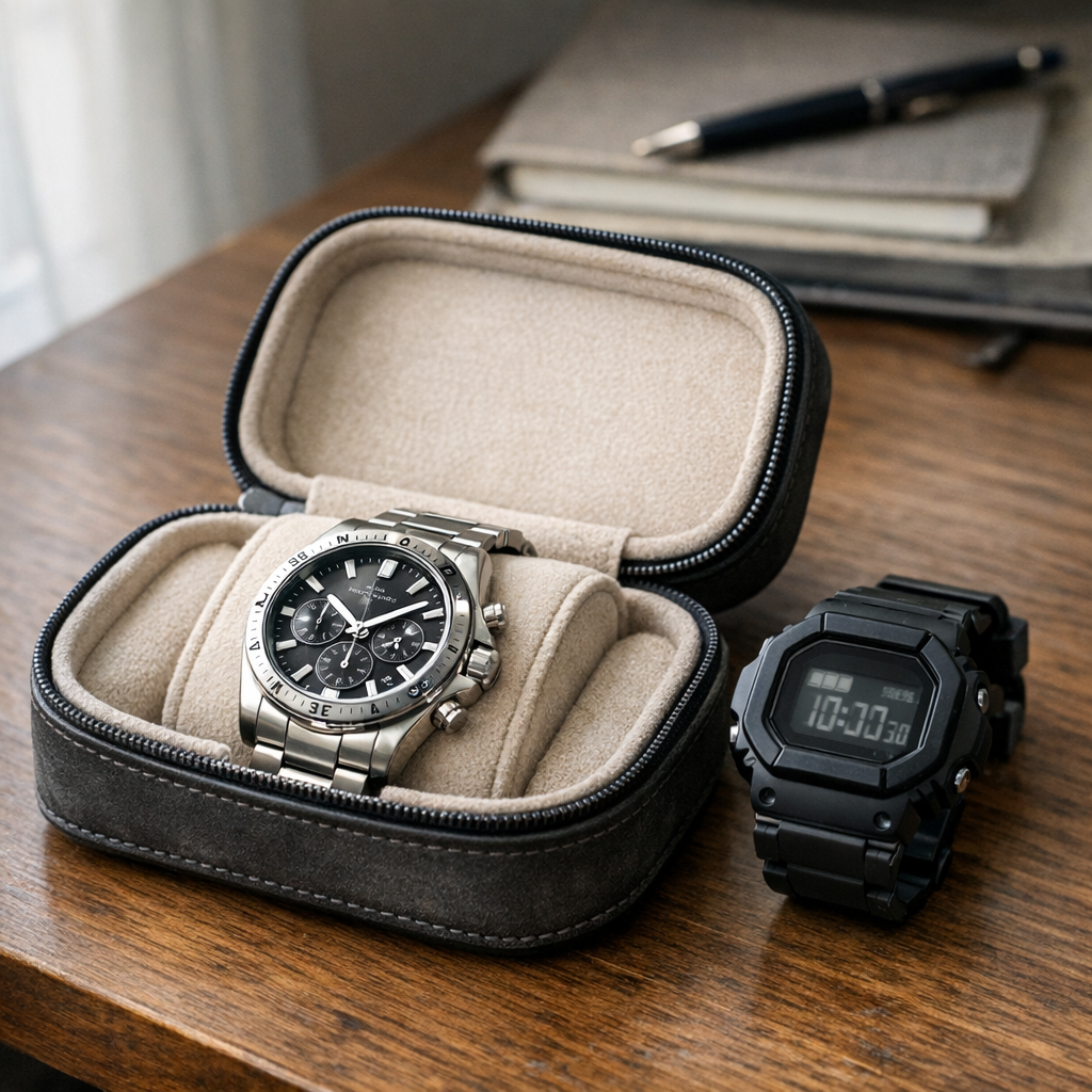Stocker une montre avant une pause ou un voyage
