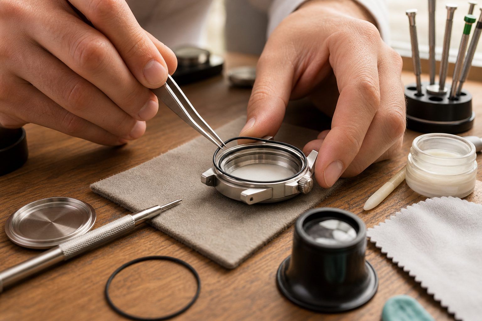 Comment refaire l’étanchéité d’une montre après une ouverture ?
