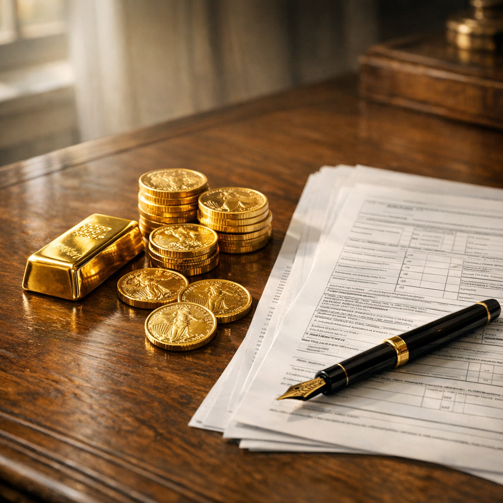 Or physique : vérifications fiscales avant revente 2026