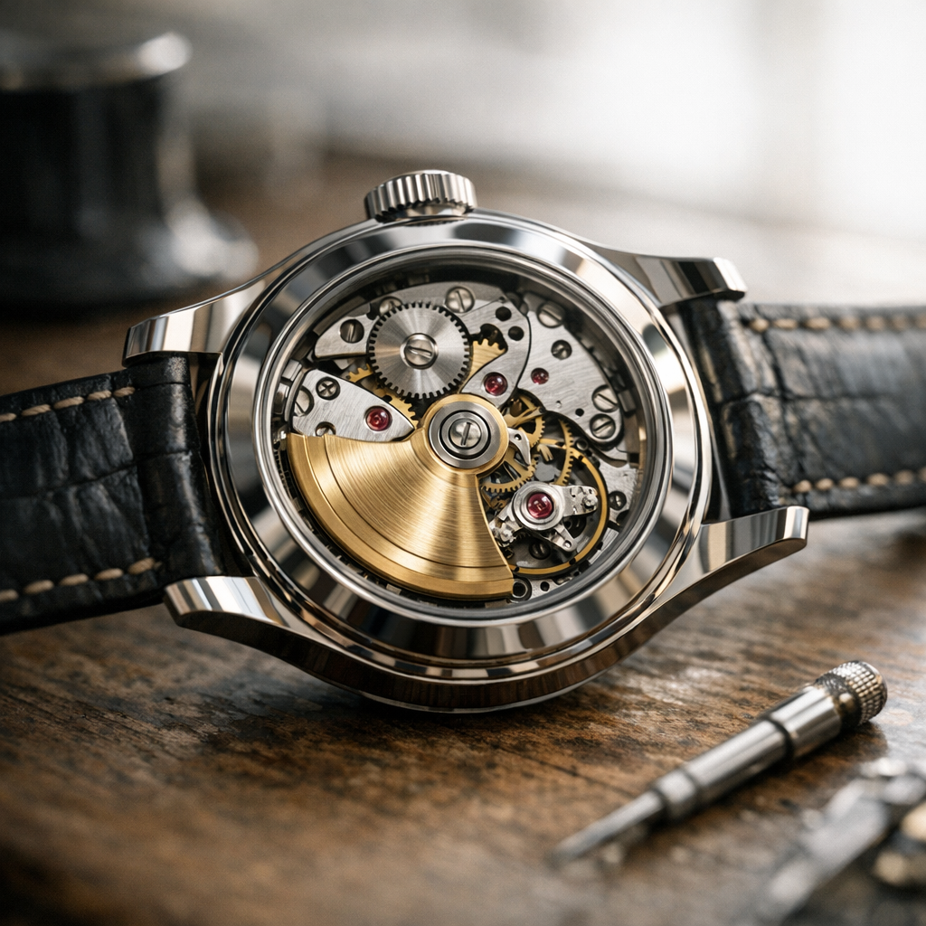 Montre automatique arrêtée : 3 causes à vérifier