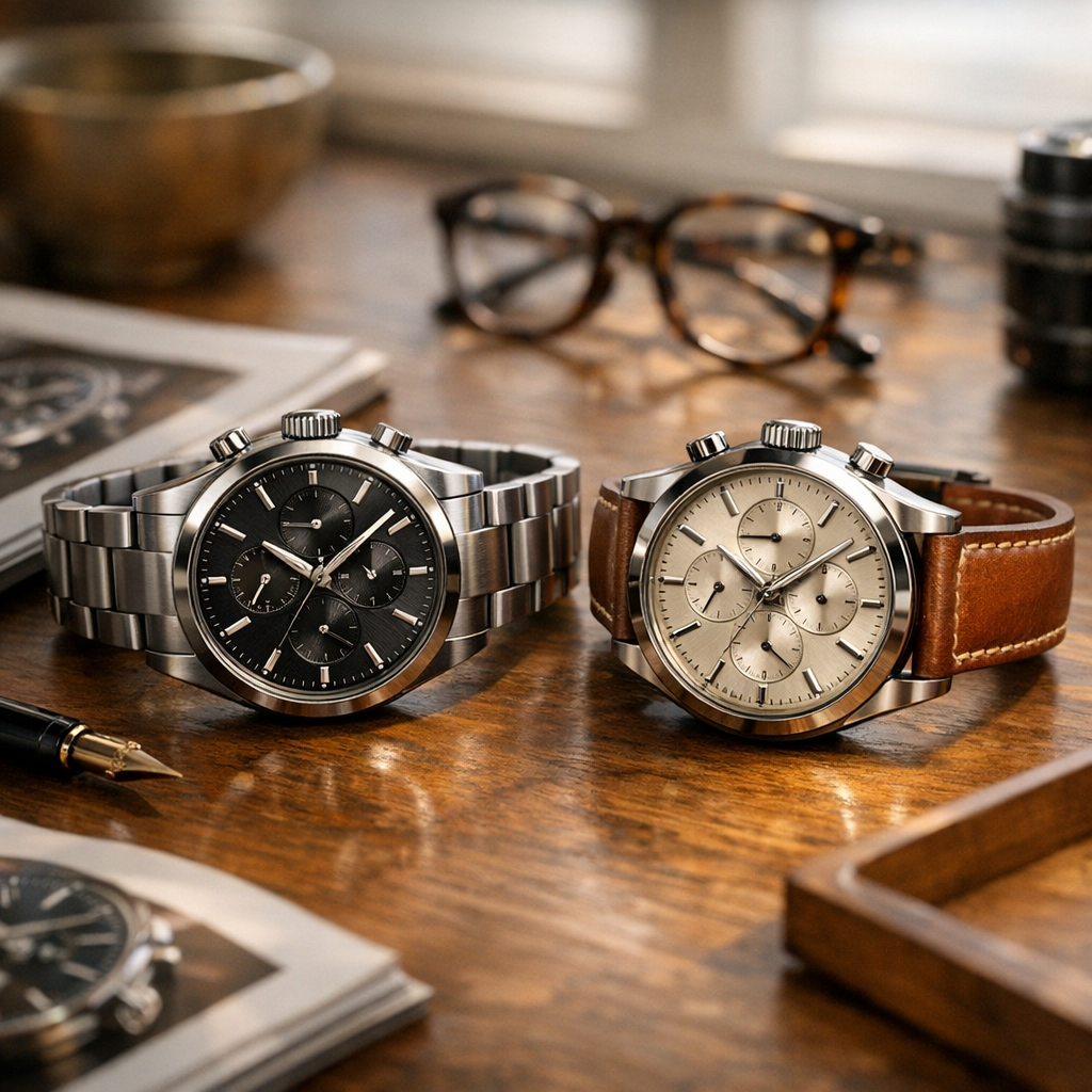 Montre acier ou cuir : le bon choix selon l’usage