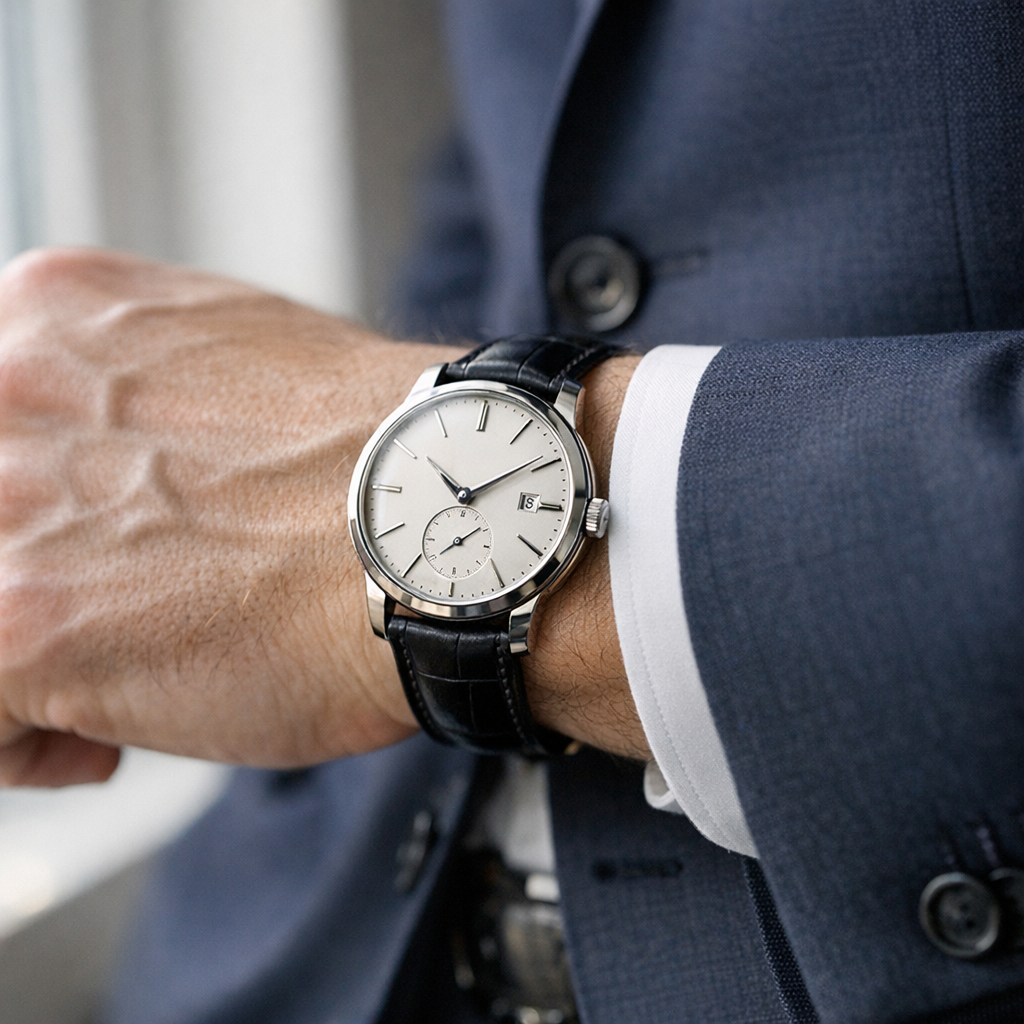 Montre habillée et costume : 5 codes élégants