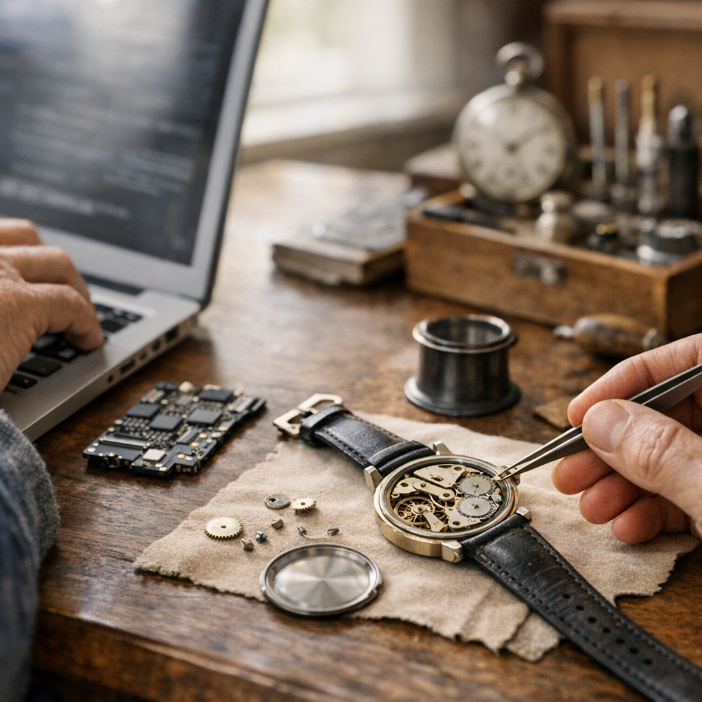 L’erreur à éviter : extrapoler du génie logiciel vers l’horlogerie