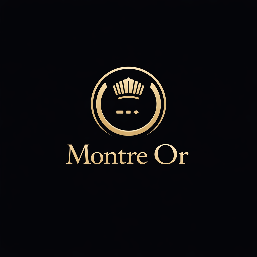 Logo Montre Or