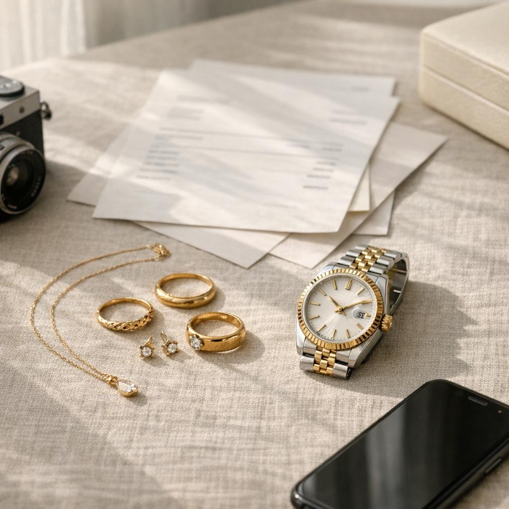 Photos de bijoux pour l’assurance : dossier 2026