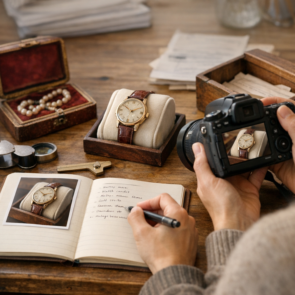 Documenter l’état avec des photos et une description exploitable