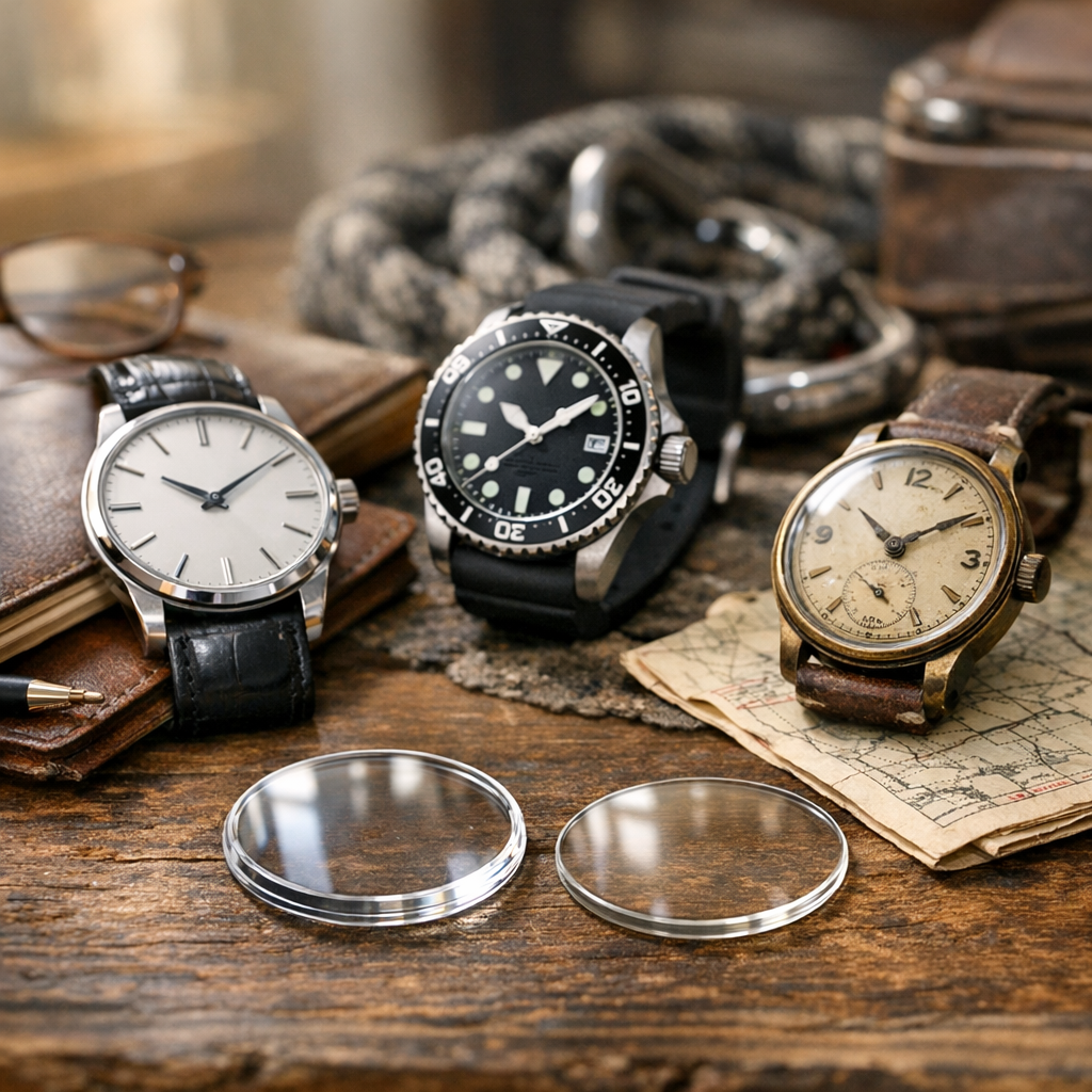 Montre de ville, sport ou vintage : quel verre selon votre usage ?